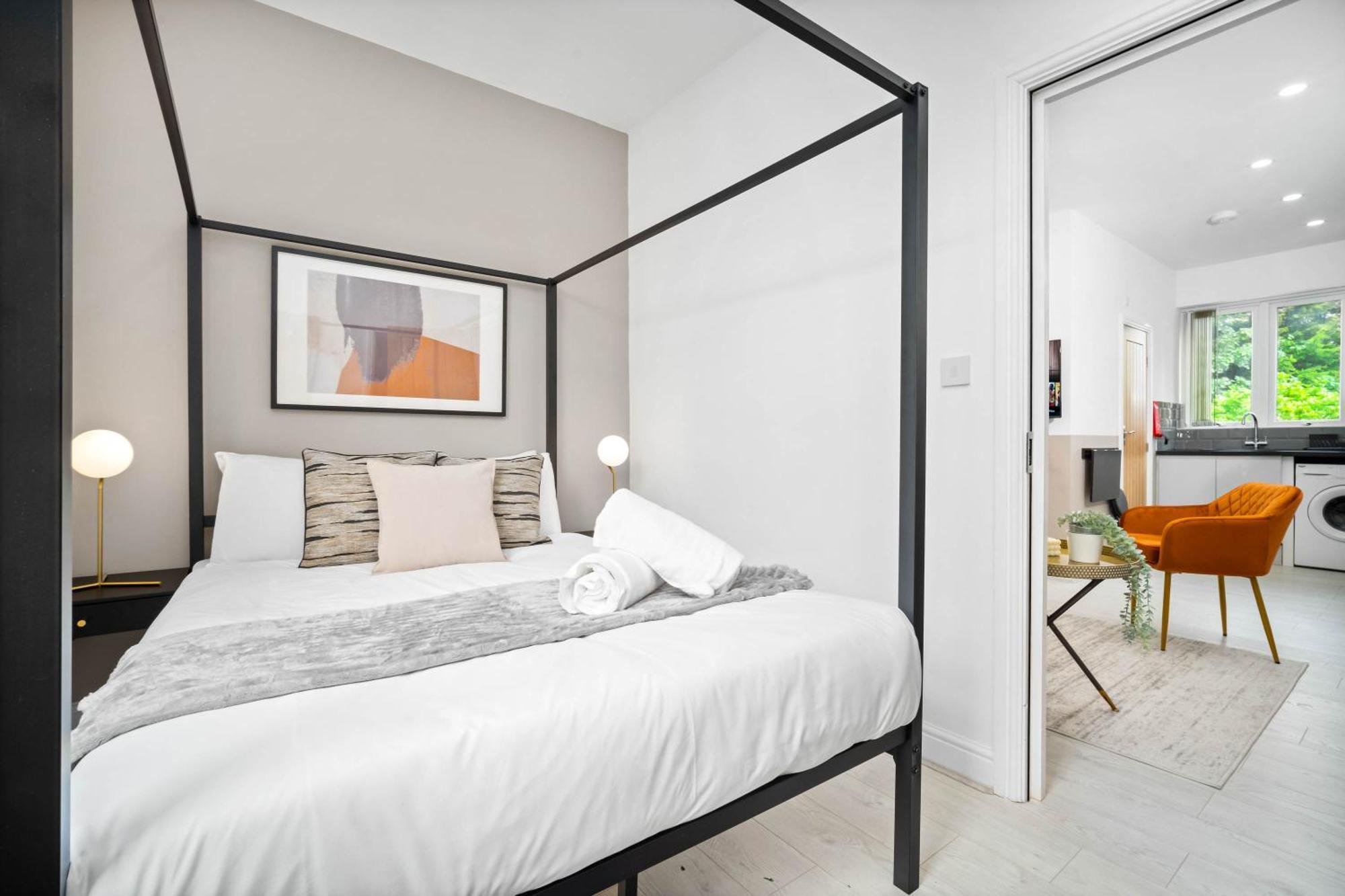 Luxury Apartment - Wifi - Smart Tv - Near City Centre - 2Mr 伯明翰 客房 照片
