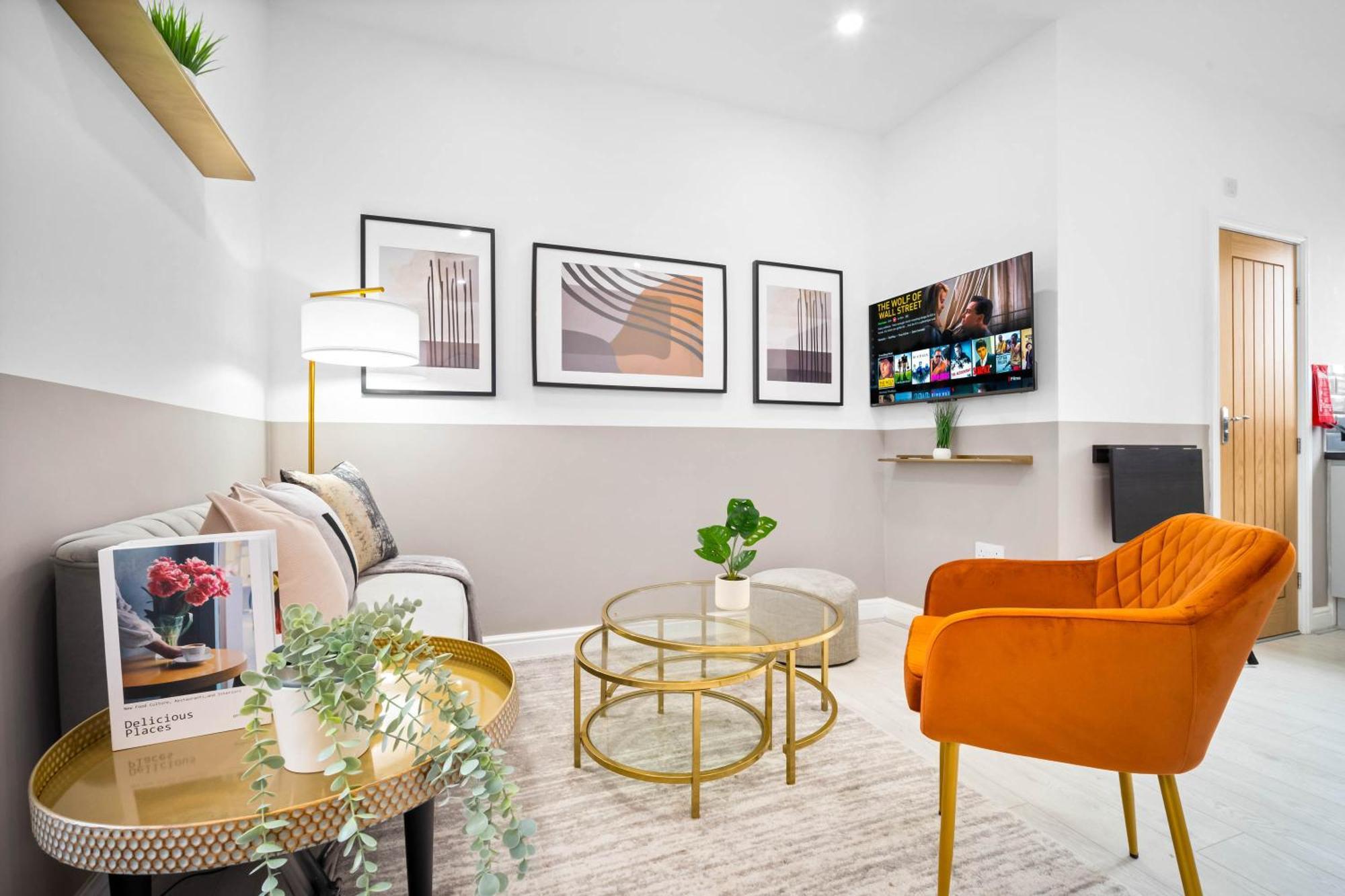 Luxury Apartment - Wifi - Smart Tv - Near City Centre - 2Mr 伯明翰 客房 照片